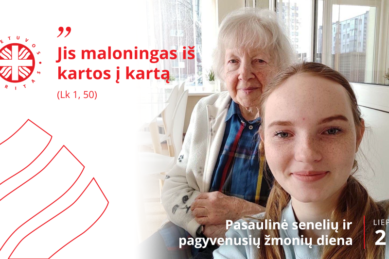 Popiežius Žinia Pasaulinės senelių ir pagyvenusių žmonių dienos proga